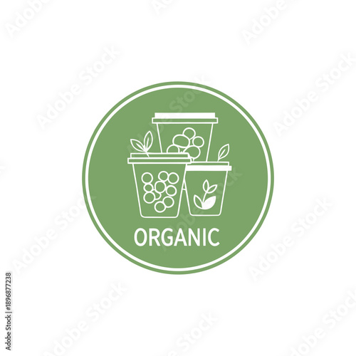 Recycling and reuse concept, recycle symbols and waste separation icons, flat vector illustration, clean layout, green eco palette
