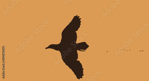 Flying bird freedom and vision concept representing independence, ambition, inspiration, success vision, personal freedom, future goals, leadership mindset, creativity, positive change, aspiration, li