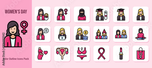 Women’s Day Icons Pack