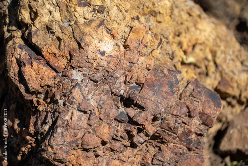 Old eroded stone on the mountain