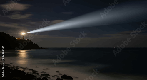 Light beam in darkness concept representing hope, guidance, direction, clarity, solution finding, vision, leadership, inspiration, future path, overcoming uncertainty, motivation concept, breakthrough