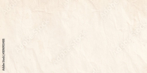 off white crinkled paper texture background with a natural crinkled and wrinkled for vintage-style overlays.