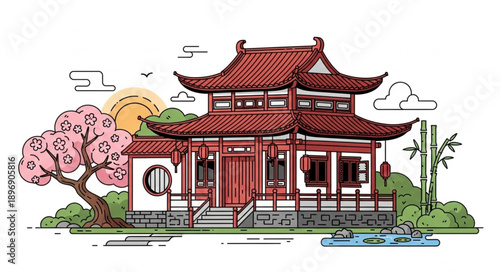 japanese temple in japan