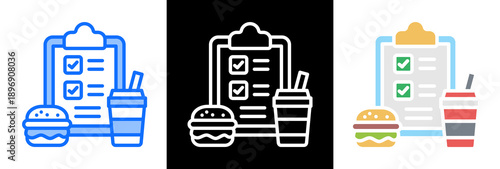 Healthy Menu triplestyle icon