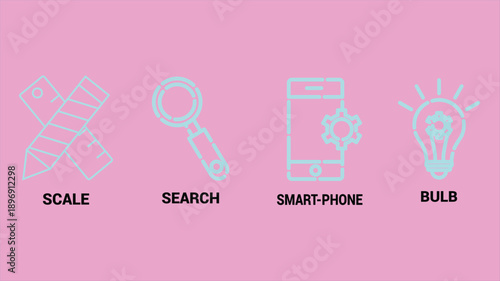 A pink breast cancer awareness ribbon vector illustration with a heart symbol creates a loving design element for a woman's health concept card or art decoration