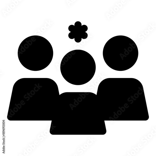 Customer icon for user, support and service