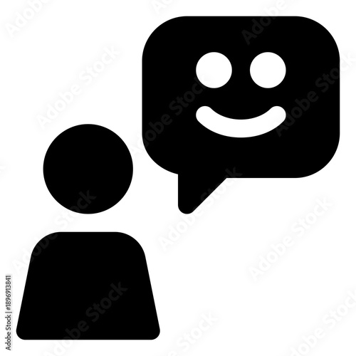 Feedback icon for review, response and improvement