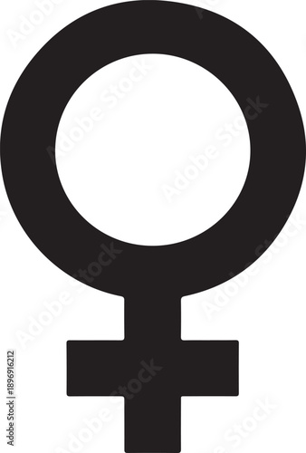 Female sex symbol icon. Female gender icon, woman sign, Female icon. Venus Symbol