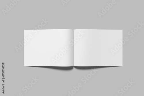 A5 Magazine Blank Mockup 3d
