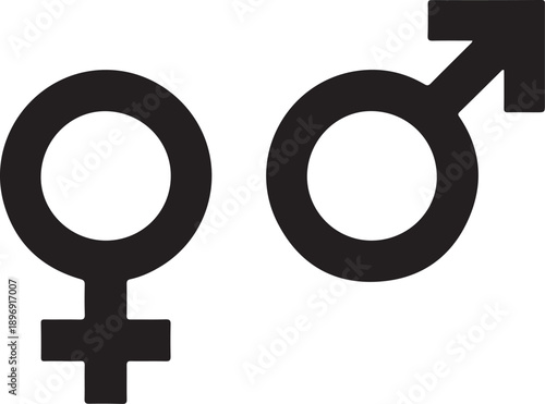 Gender symbol vector