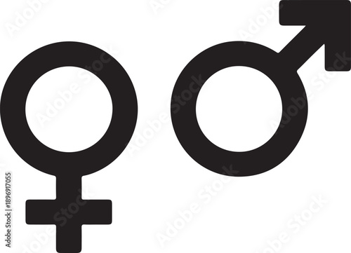 Gender symbol vector
