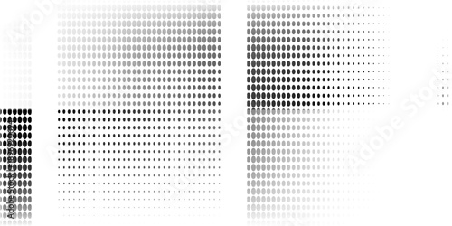 Dot background. Halftone texture, gradient dots pattern, half tone wallpaper with copyspace, spot fade