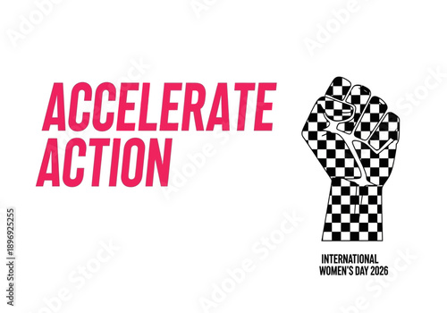 Accelerate action fist for international womens day 2026