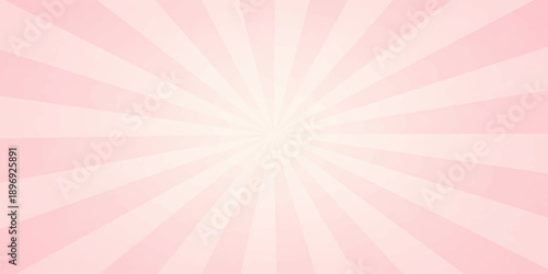 An abstract pink sunburst background featuring a vintage radial vector design with retro light rays and orange star burst lines for a vibrant sky shine pattern wallpaper