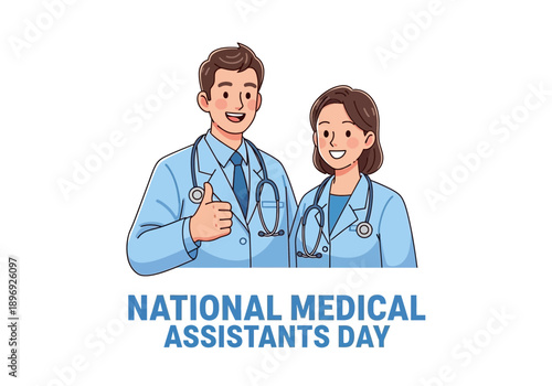 National medical assistants day doctors thumbs up