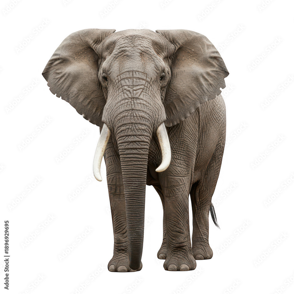 Fototapeta premium Majestic african elephant standing