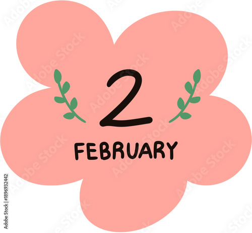 손글씨 2월 february 