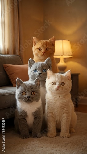  Kittens in Both Studio and Cozy Home Settings