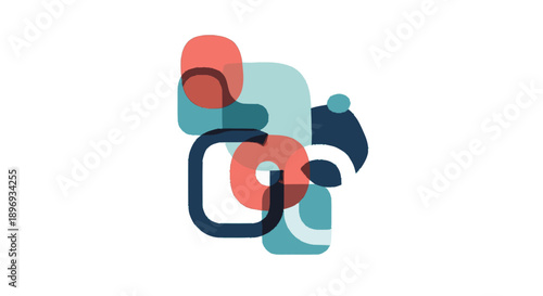 Abstract Geometric Shapes Modern Design Elements.