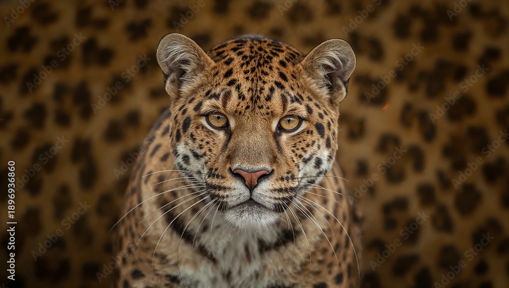 Fototapeta premium close up portrait of a leopard