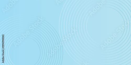 Abstract circle lines on blue background. Digital technology concept. vector illustration