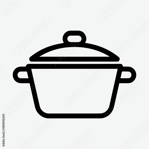 Black and white ink vector kitchen utensil icon 10.eps
