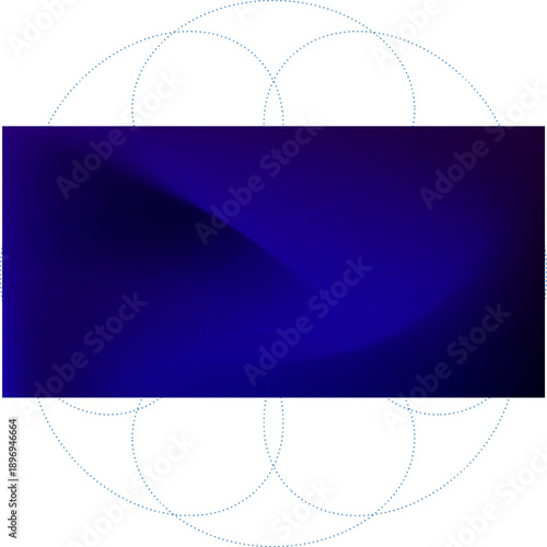 Abstract Blue Background with Radiating Lines: Modern Round Ring Circle Banner Graphic Template elegant pattern dots art gradient