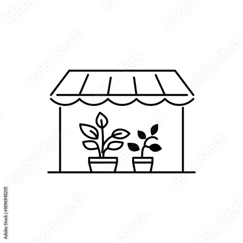 グリーンショップをイメージしたアイコン