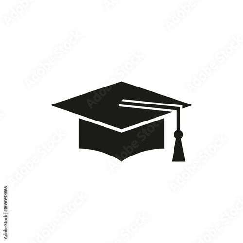 Wallpaper Mural Graduation Cap Icon – Academic Mortarboard Education Vector Illustration Torontodigital.ca