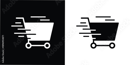 This icon is perfectly suited for e-commerce websites, mobile shopping apps, flash sale banners, fast checkout features, express delivery services, online marketplaces, fintech interfaces, promotional
