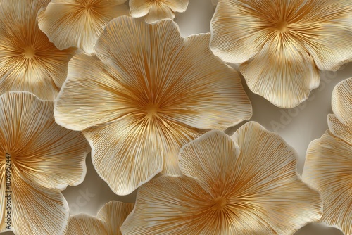 Elegant golden floral patterns create a stunning modern wallpaper design perfect for elevating home decor and adding a touch of luxury to any space