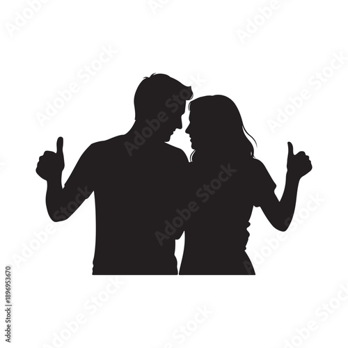 vector silhouette of a man