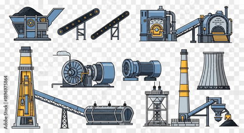 Industrial machinery and equipment collection for manufacturing and production processes.