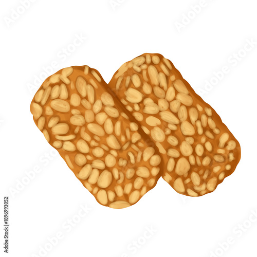 two sliced tempe illustration 