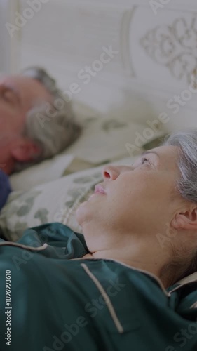 Woman unable to sleep because of her husband snoring