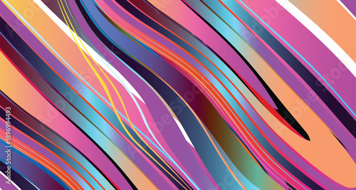  Abstract geometric background features vibrant colors backdrop background for banner, poster, ads, covering and wallpaper design