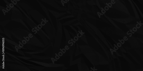 Paper texture background, Old paper background ripple soft black pattern wave crumple. Crushed and creased soft paper. Abstract wrinkle effect grunge and rough backdrop vintage page.