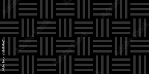 Minimal line Seamless geometric pattern with shapes. Decoration and maze ornament square wall tile.