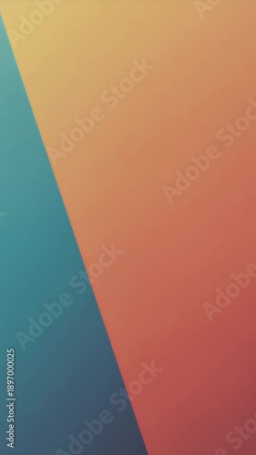 Wallpaper Mural Two-Color Split Gradient Slowly Blending Together – Smooth Color Merge, Minimal Motion, and Clean Abstract Background Torontodigital.ca