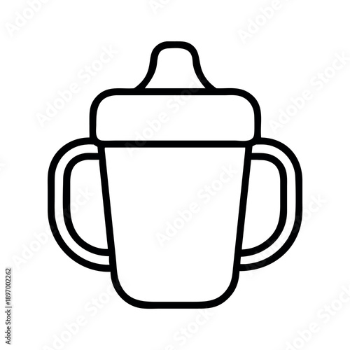 Baby sippy cup with handles, toddler, drink, hydration, children, feeding, tableware