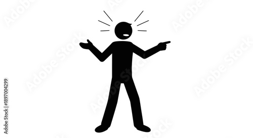 Silhouette of a person expressing confusion and frustration with arms outstretched.