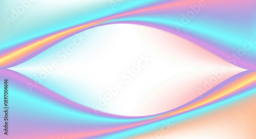 Abstract futuristic wave design with vibrant colors and smooth curves, viewed from a modern perspective.