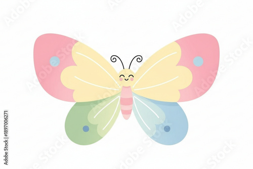 butterfly on a white background