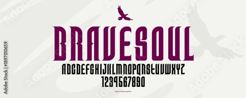 Luxury elegant vector font for logos and emblems, modern letters typography alphabet in classic serif fashion style, beauty typeface, best for logos and emblems.