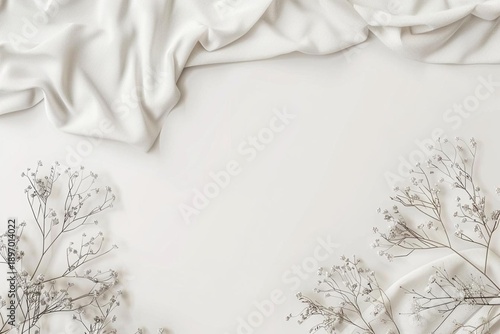 white lace fabric