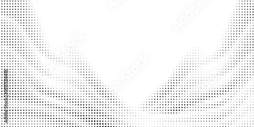Minimal halftone wave dot background for clean layouts, web banners, modern posters, abstract digital branding vector illustration