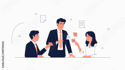 Business Meeting: Team Collaboration, Strategy, and Discussion
