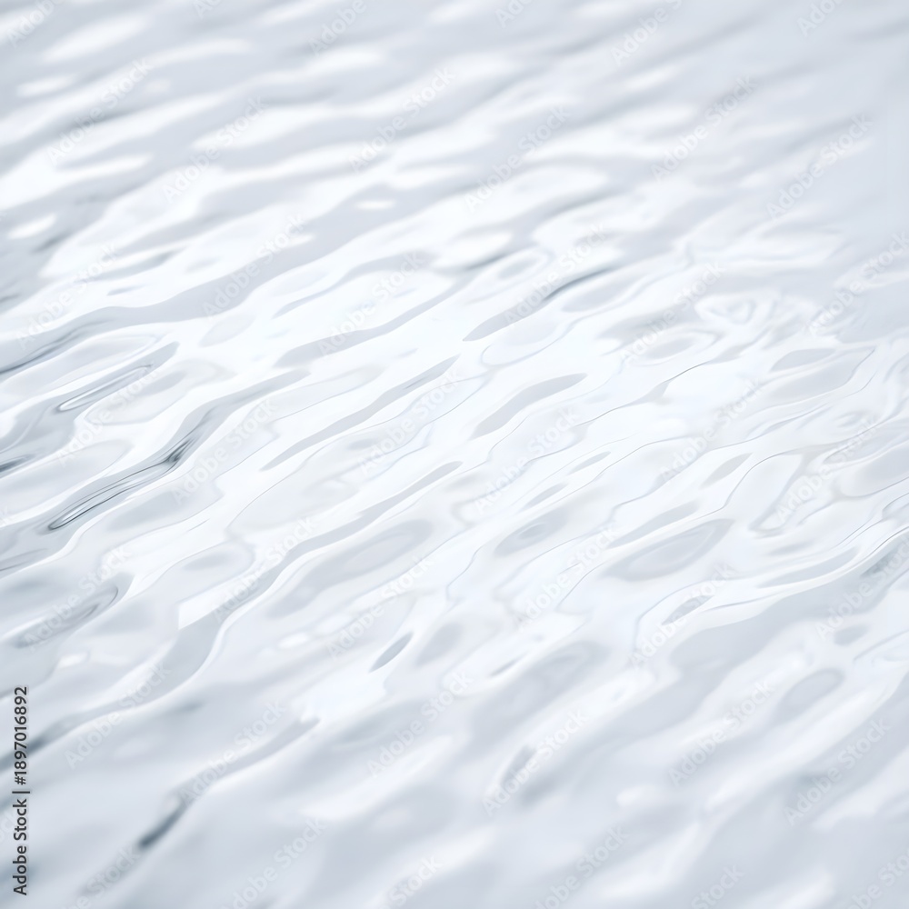 Obraz premium 화이트 실버컬러 흐르는 은은하고 잔잔한 물결