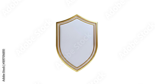 Free Download Gold and beige shield emblem - GFXLoad