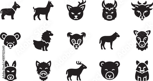 Comprehensive Set of Professional Corporate and Utility Icons Featuring Management Tools Communication Symbols Security Elements and Business Data Visualization